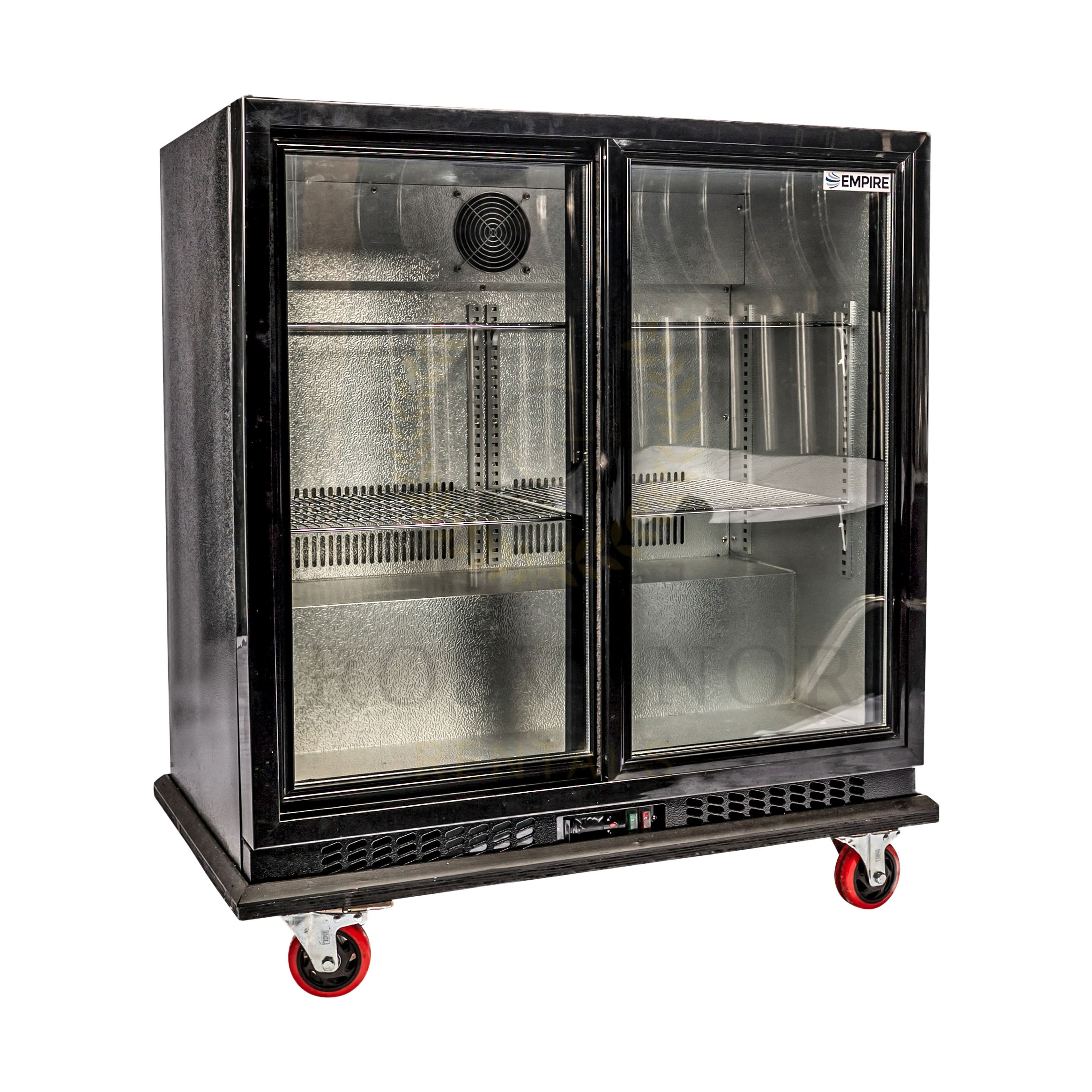 Glass Sliding Door Bar Fridge