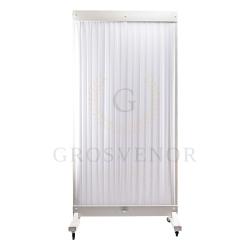 3ft Wide White Pleated Fabric Mechitza