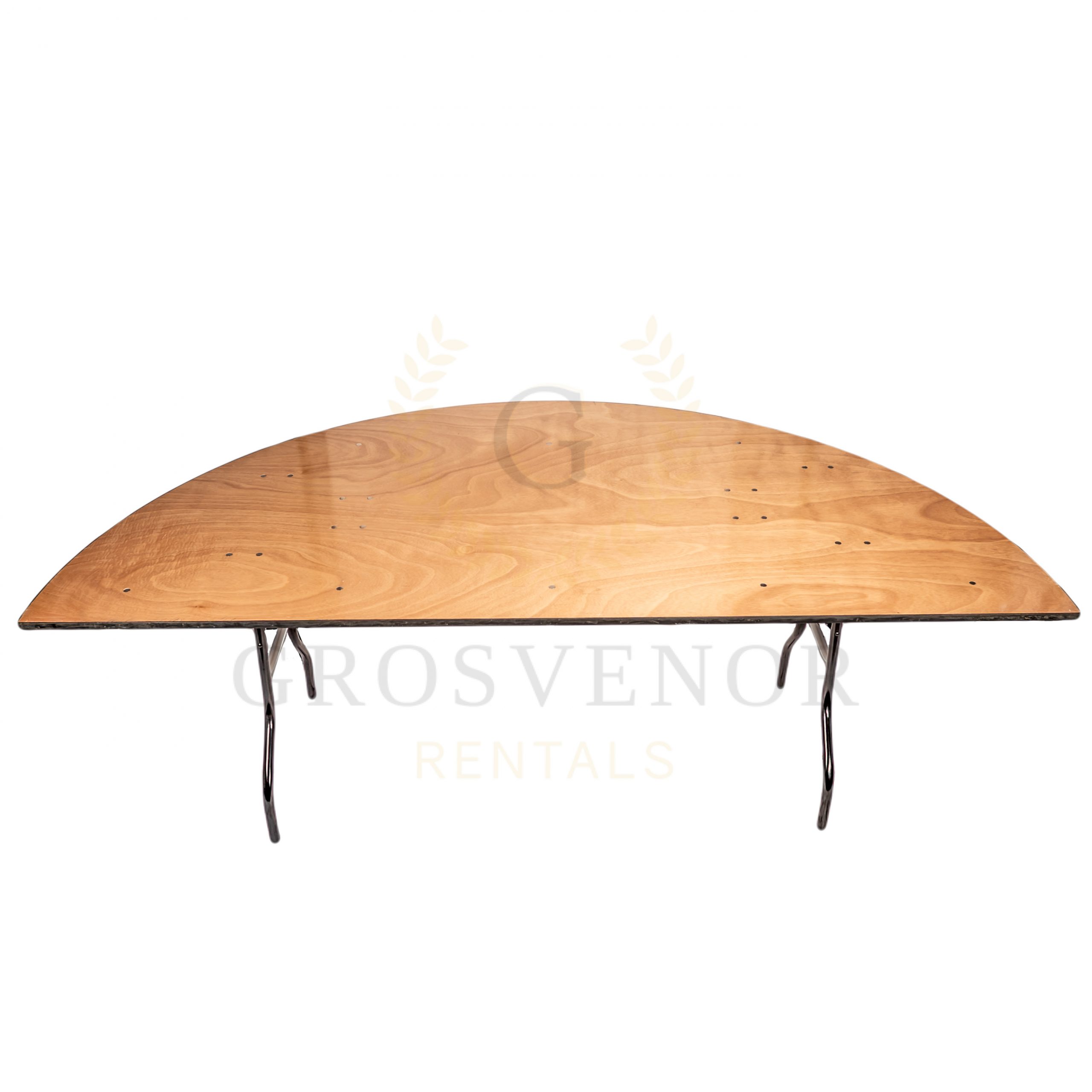 7ft Half Moon Table