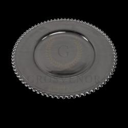 Clear Beaded Charger Plates thumbnail