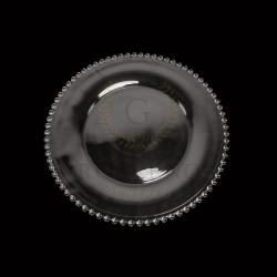 Clear Beaded Charger Plates thumbnail