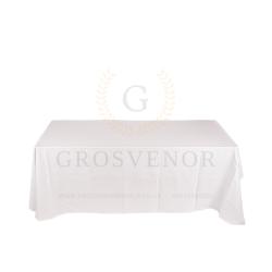 Rectangular White Cloth - 70 x 108 Inch