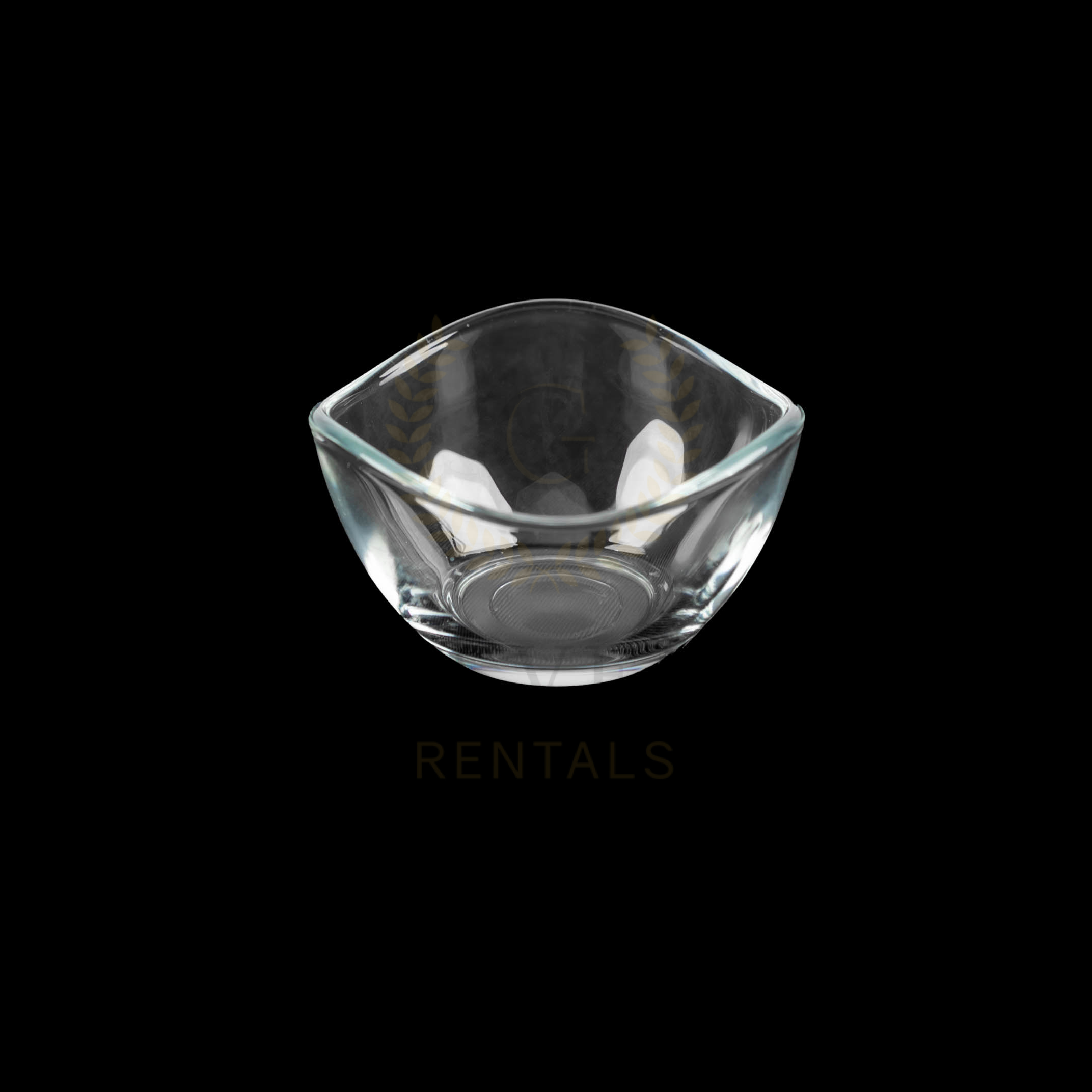 Mini Glass Tapas Dish - Shape 1