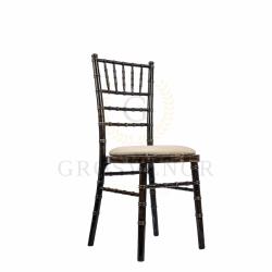 Antique Black Chivary Chair thumbnail