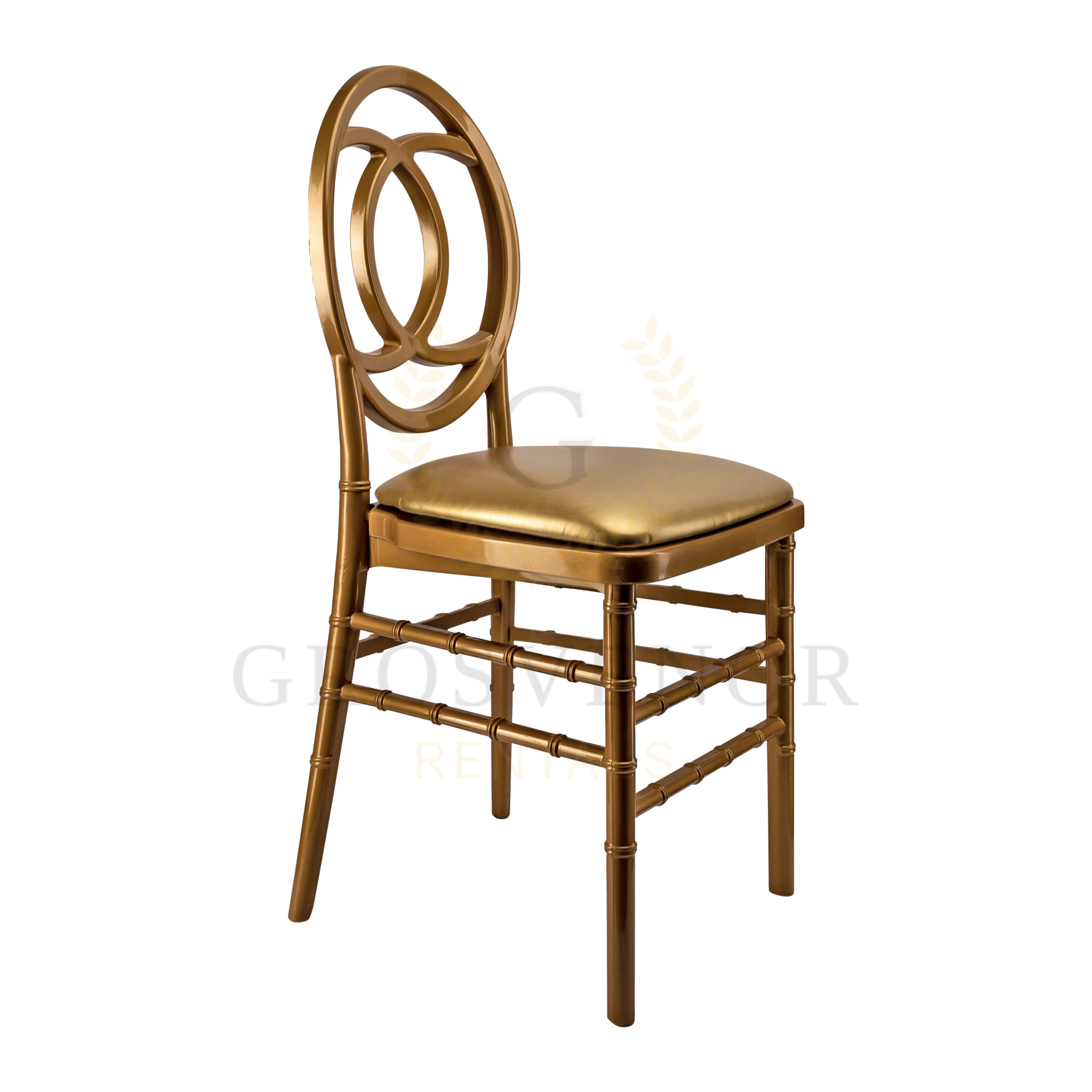Gold S-Back Chair