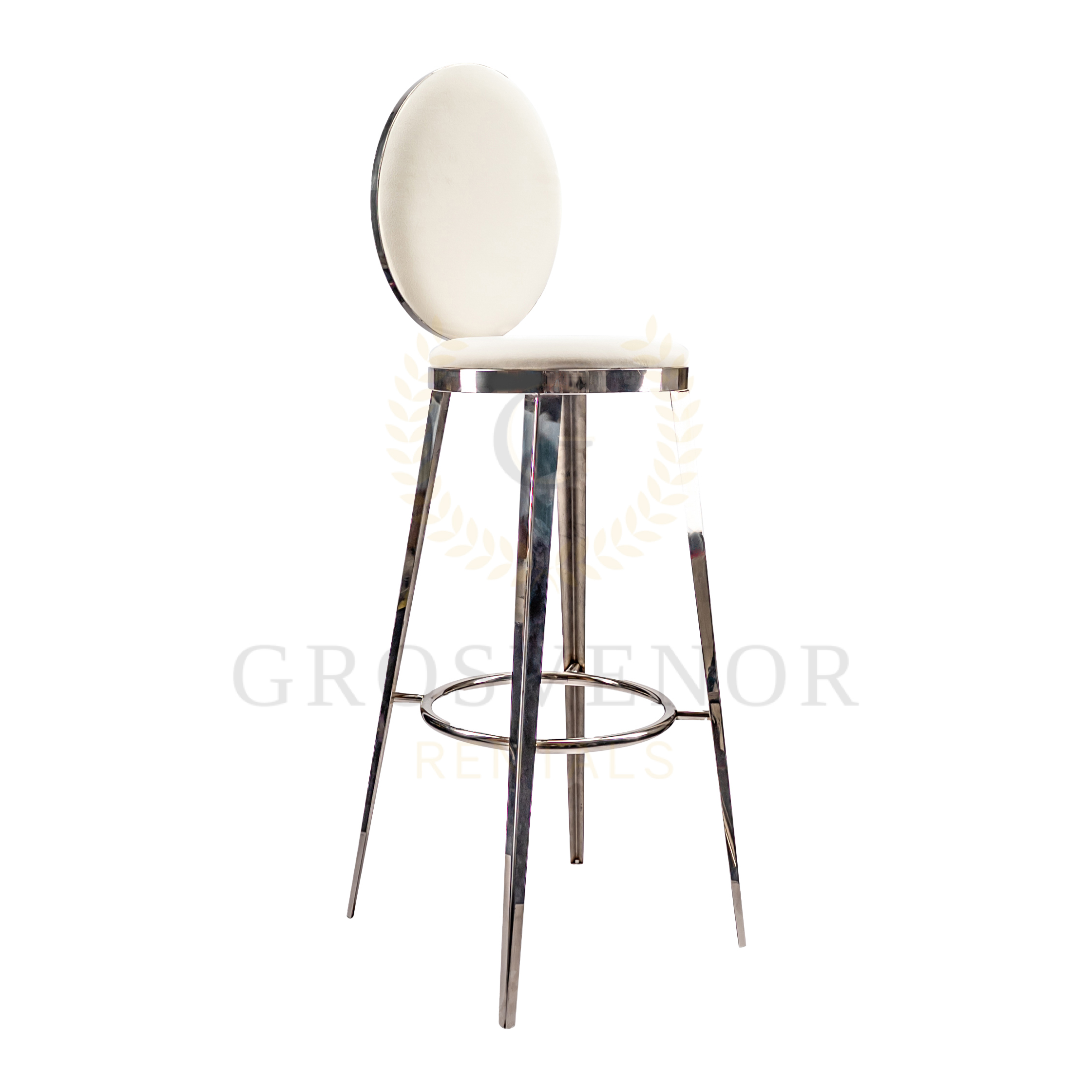 Silver Dior Stool